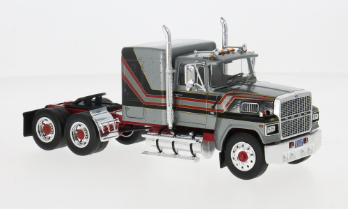 Ford LTL 9000 1978 Donkergrijs/Rood - 1:43
